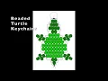 Beaded Turtle Keychain Tutorial