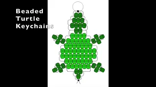 Beaded Turtle Keychain Tutorial