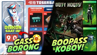BISA DAPET 90%? AKU LANGSUNG BORONG EVENT TOSERBA SAMPAI HABIS - BOCORAN BOOYAH PASS OKTOBER