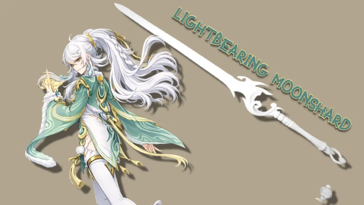 Genshin Impact Lightbearing Moonshard STL • 3D Printable Sword File • Zabai Cosplay