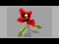 Buyuyen Cicek Rig ve Animasyonu a growing flower animation in Maya