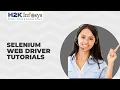Selenium Web Driver Tutorial Selenium Online Training s Selenium Tutorial For Beginners