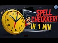 Build a Python Spell Checker in 1 MIN Tamil Tech Tutorial Python Mini Project