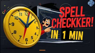 Build a Python Spell Checker in 1 MIN Tamil Tech Tutorial Python Mini Project