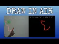 Draw in air opencv python optical flow tracking