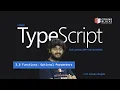 3 2 Functions - optional parameters TypeScript for Javascript Developers
