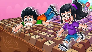 ESCAPA DEL TECLADO DE VELOCIDAD DE CARAMELOS 🍫🍬 | SPEED KEYBOARD ESCAPE ROBLOX | ADRI SF