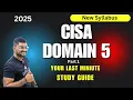 Download Lagu How to Pass CISA Domain 5 2025 Part 1