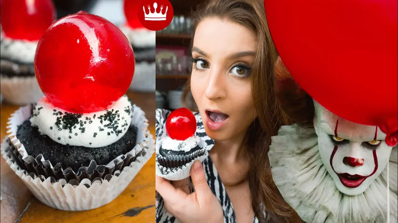 CUPCAKE BOLHA COMESTÍVEL (RECEITA DO FILME IT A COISA!) COZINHA DO BOM GOSTO GABI ROSSI