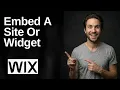 How To Embed A Site Or Widget With Wix Editor 2026 Easy Guide