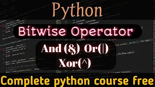Bitwise Operator In Python Hindi