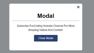 Built Modal Popup with HTML CSS Javascript Hindi Tutorial