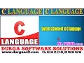 C language Switch statement in C language by Shiva