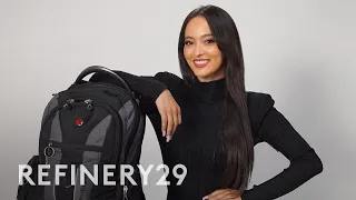whats in faouzias bags spill it refinery29