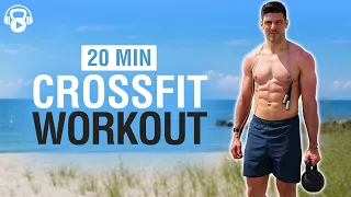 20-Minute | CrossFit Tabata Workout | Kettlebell, Jumprope (w/ Ash Crawford)