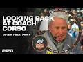 Coach Corso got emotional looking back at his Navy days College GameDay