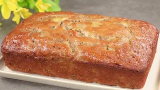 Der berühmte Bananenbrot Kuchen, der in ihrem Mund schmilzt! Einfach und lecker