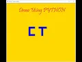using Python turtle library