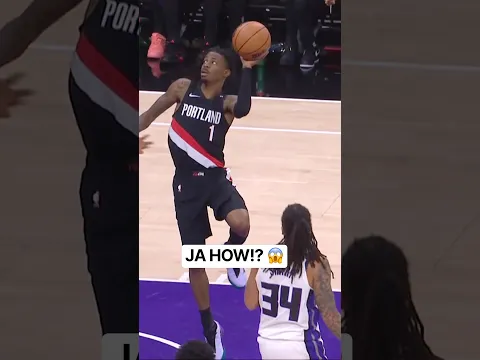 How did Ja Morant get this to go in? 😱