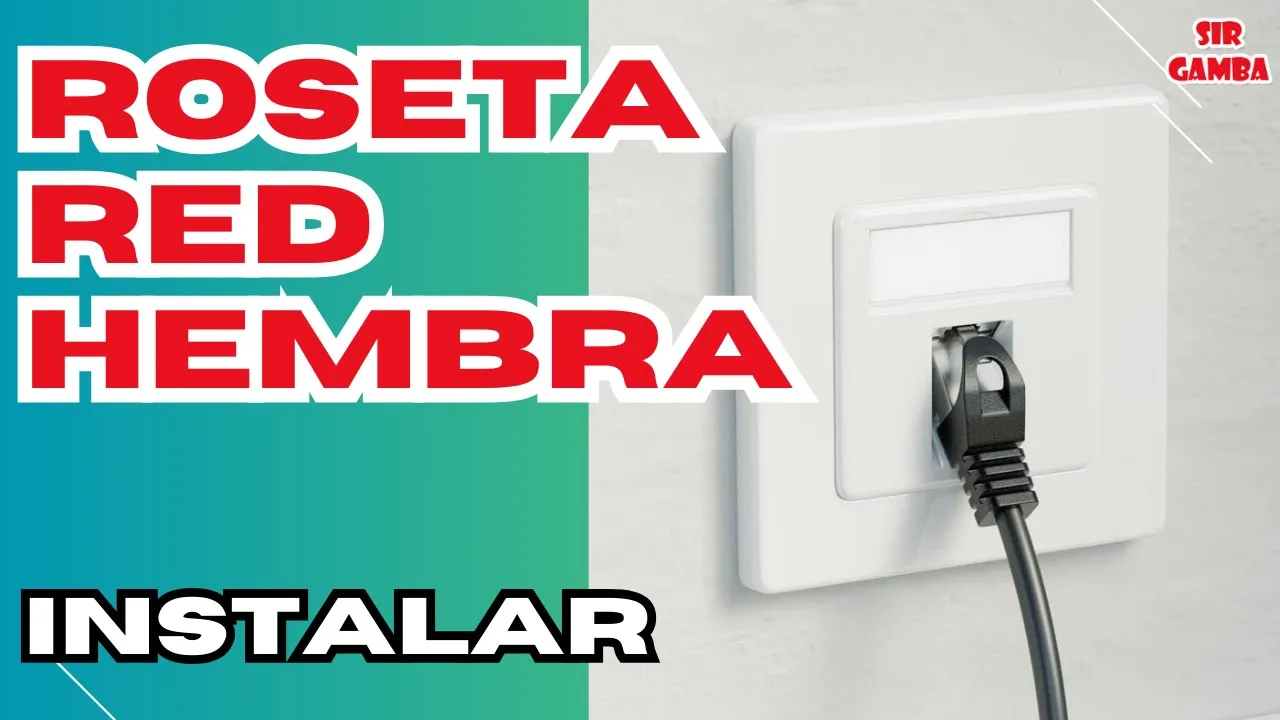 🔌 INSTALAR Toma de Red RJ45 HEMBRA