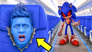 Franklin Hiding From SONIC.EXE For His Life !
