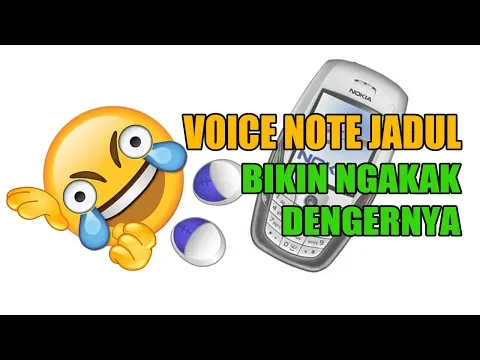 Download MP3 Voice Note Lucu Jadul, Ringtone SMS Jadul Tahun 1990-2000an - Part 1