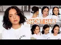 HOW I STYLE MY SHORT HAIR VERY EASY