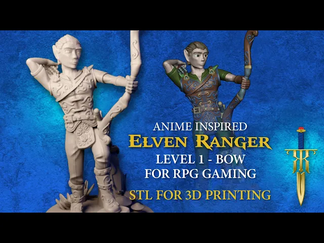 Elf Ranger Male Level 1 - Bow video thumbnail