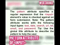 HTML Pattern attribute Pattern attribute of Input tag in HTML5 with Regexp examples HTML5