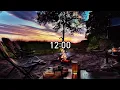 12 Minute Timer with Campfire Sounds - Countdown Timer