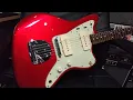 Candy Apple Red Jazzmaster With Mint Green Pickguard