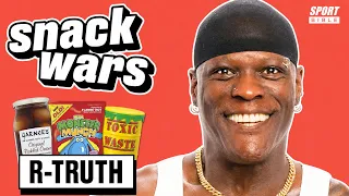WWE Superstar R-Truth Tries UK vs US Food Snack Wars
