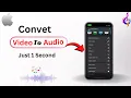 Download Lagu How To Convert Video To Audio In IPhone!! Techy Haidar