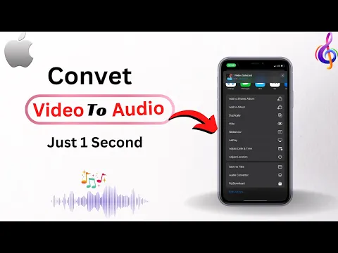 Download MP3 How To Convert Video To Audio In IPhone!! Techy Haidar