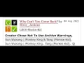 Anthems for a Seventeen Year Old Girl by Broken Social Scene but it’s ao3 titles