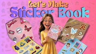 DIY Sticker BOOK🌟 | PART 2 | Handmade Stickers |#craft #diy #howtomake #viral #craftideas #handmade 