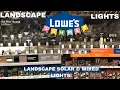 LOWES OUTDOOR LANDSCAPE LIGHTS SOLAR LIGHTS SHOP WITH ME