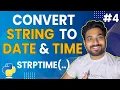 Python Datetime strptime function Part - 4