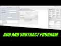 JAVA NETBEANS making a add and subtract program in netbeans
