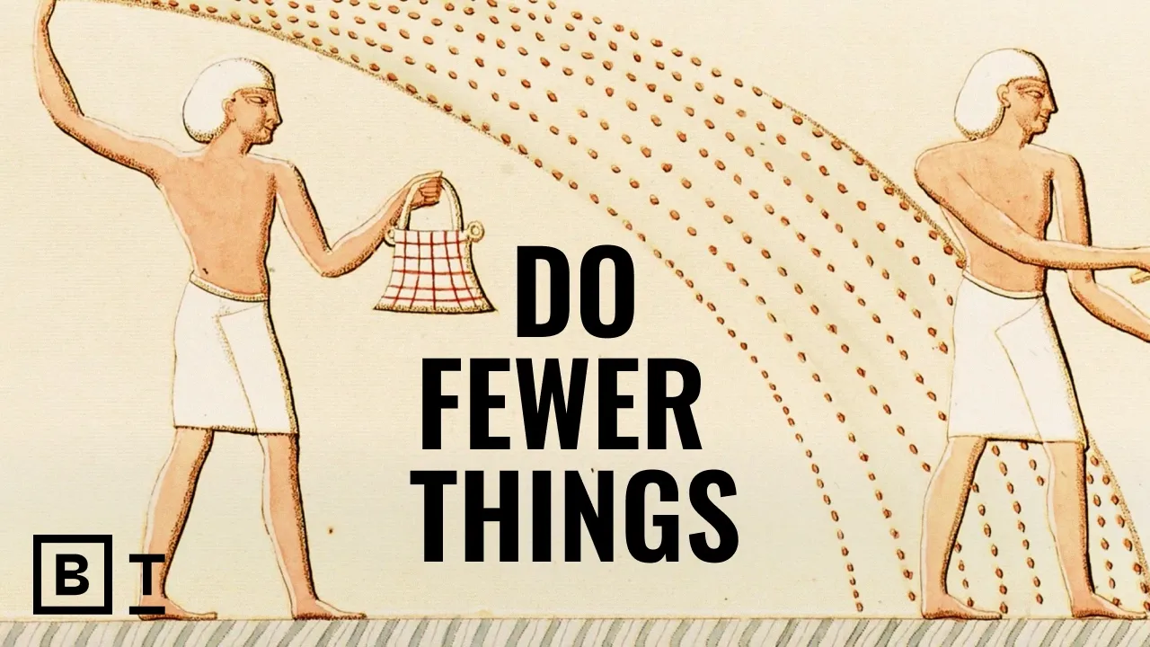 Outline Video The lost art of accomplishment without burnout | Cal Newport for Big Think +
