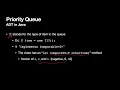 3 4 Data Structures Algorithms Priority Queues PQs and PQ Operations