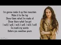 Faouzia - This Mountain (Lyrics)