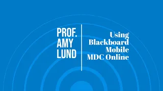 Blackboard Mobile for MDC Online