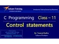 C language - Class 11 Control statements