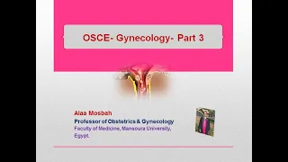 osce gynecology part 3
