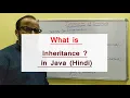 Introduction to Inheritance In Hindi - Core Java tutorials