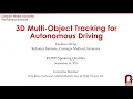 Speaking Qualifier 3D Multi-Object Tracking for Autonomous Driving