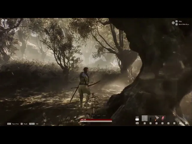 Pax Dei (new open world sandbox) - gameplay