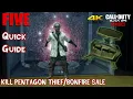 FIVE Guides How to Kill the Pentagon Thief and Obtain a Bonfire Sale Power Up 4K