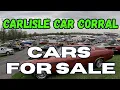 CAR CORRAL USED CARS FOR SALE BARN FIND SURVIVOR CLASSICS PROJECT AND RESTORED TRUCKS FOR SALE